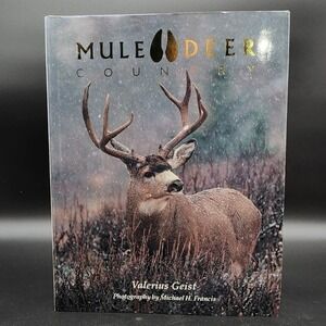 Mule Deer Country Hardcover Book New Old Stock Wildlife Photography Nature 1990